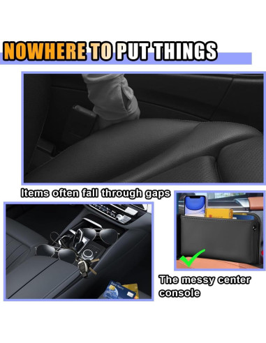 Organizador de Relleno para Hueco de Asiento LAINLOY - 2 Paquete