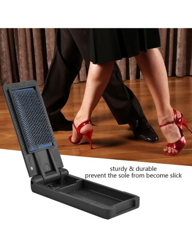 Cepillo Plegable para Zapatos de Baile Msiud - Limpieza Ante Negro