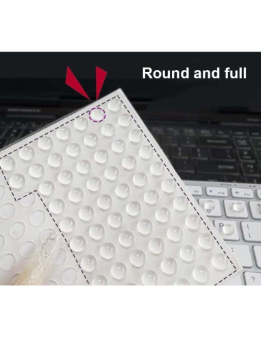 Pegatinas Transparentes para Teclado DIFENLEAF - Protección Uñas