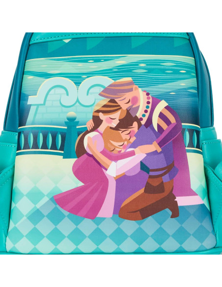 Mochila MINI Rapunzel Loungefly Disney Brilla en la Oscuridad