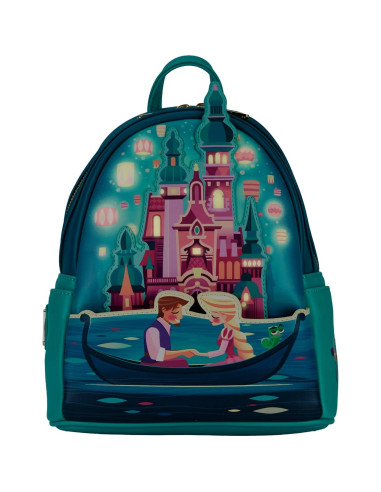 Mochila MINI Rapunzel Loungefly Disney Brilla en la Oscuridad