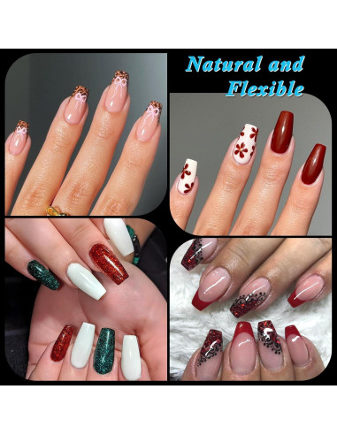 Uñas Falsas Transparentes LoveOurHome en Forma de Ataúd 420pc