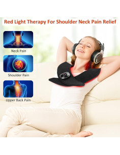 Terapia de Luz Roja Inalámbrica YUQBLITTY 660nm 850nm 5 Modos 2