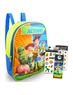 Mochila Toy Story Mini 28 cm para Niños Preescolar con Stickers