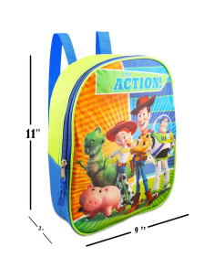 Mochila Toy Story Mini 28 cm para Niños Preescolar con Stickers 2