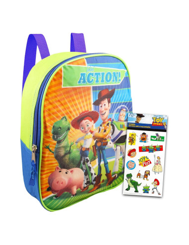Mochila Mini Toy Story Woody y Buzz 27.94 cm con Stickers