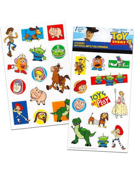 Mochila Mini Toy Story Woody y Buzz 27.94 cm con Stickers