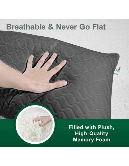 Almohada Ergonómica CHxxy Queen Espuma de Memoria Ajustable