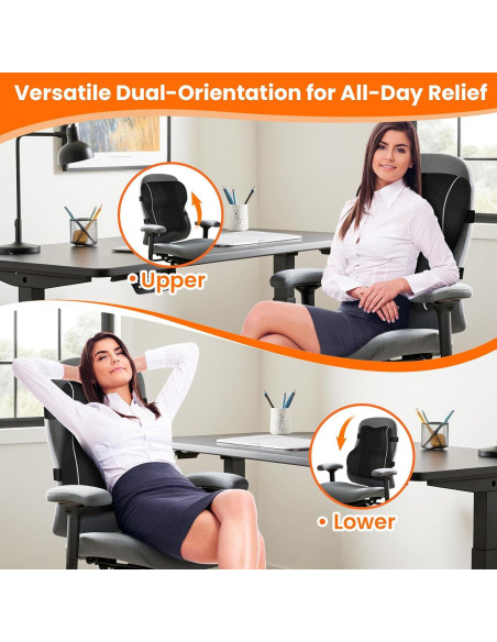 Almohada Lumbar Ergonómica CloudBliss - Espuma Viscoelástica 46x42x14cm