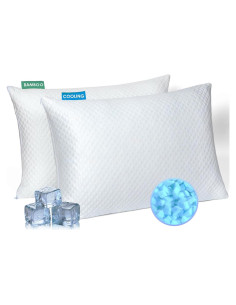 Cojines de Espuma de Memoria KUYOYGA Tamaño Reina Juego de 2