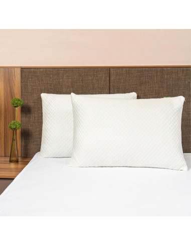 Cojines de Espuma de Memoria KUYOYGA Tamaño Reina Juego de 2