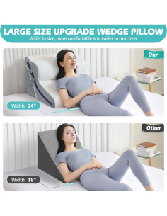 Cojín en cuña ortopédico Simpledad 3 en 1 ajustable 60 cm 2