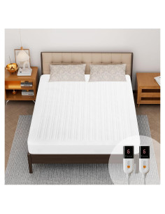 Almohadilla Térmica Queen Texciting 6 Niveles Calor Lavable