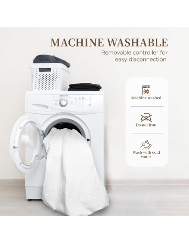 Almohadilla Térmica Queen Texciting 6 Niveles Calor Lavable