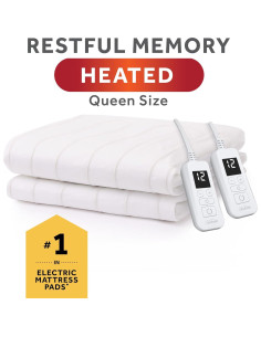 Almohadilla Térmica Eléctrica Sunbeam Reina 203x152 cm 12 Calores 2