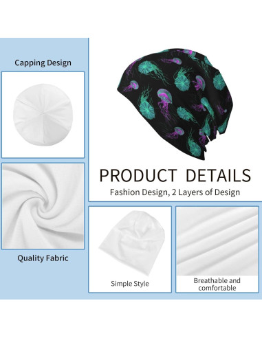 Gorro de Punto Brillante en la Oscuridad XINNGIN - Talla Única