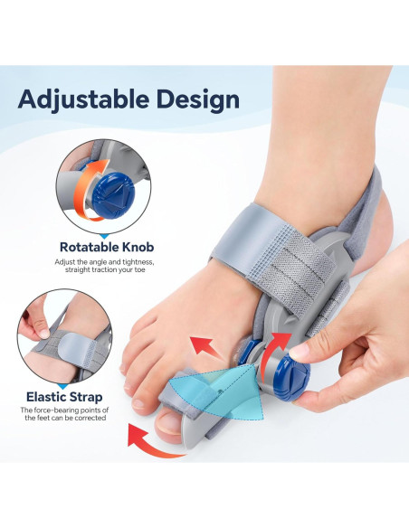 Corrector de Juanetes Ajustable ROHVEMJ - Alivio para Pies