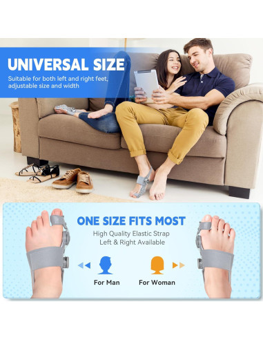 Corrector de Juanetes SHIADA Ajustable con Almohadilla de Silicona