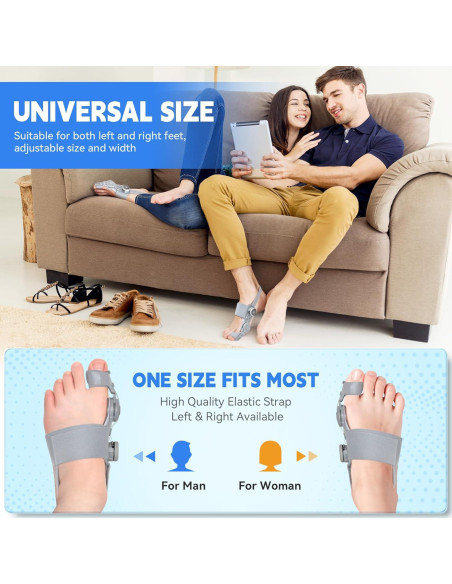 Corrector de Juanetes SHIADA Ajustable con Almohadilla de Silicona