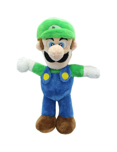 Muñeco de Peluche Nintendo Luigi 30 cm Licencia Oficial