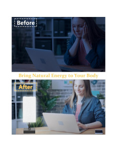 Lámpara de Terapia de Luz Solar FARRIDE 10000 Lux Ajustable 2