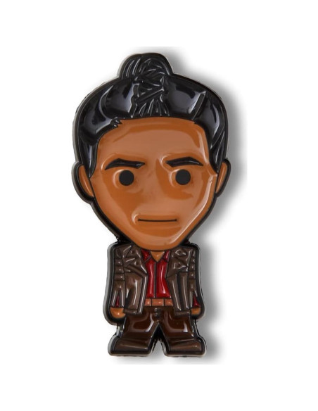 Set de Pin Badges Flux Doctor Who Eaglemoss - 7 Piezas Chibi