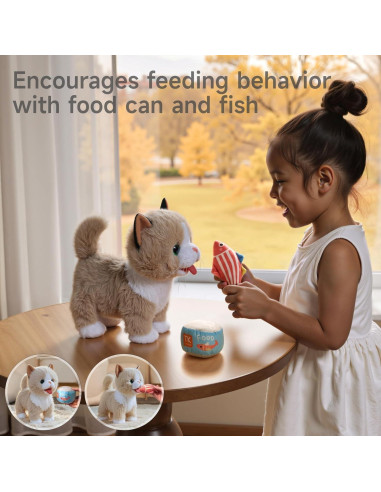Gato Interactivo Electrónico TUMAMA con Control Remoto 35cm