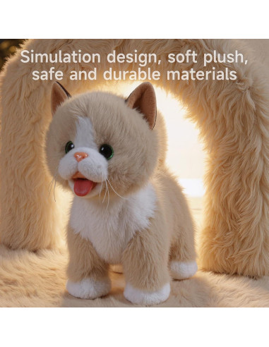 Gato Interactivo Electrónico TUMAMA con Control Remoto 35cm