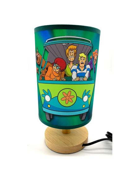 Lámpara de Mesa LED Scooby Scoob Base de Madera 3W