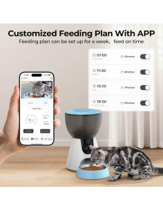 Dispensador Automático de Comida Ownpets 4L con Cámara HD 1304P 2