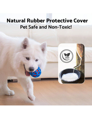 Bola Interactiva para Perros Seagi H01A - Recargable USB, Naranja