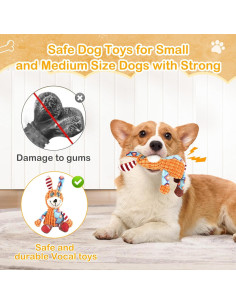 Juguete de Peluche para Perros DSUMD 33.8x12.2cm Resistente 2