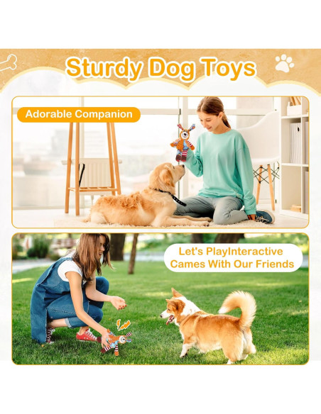 Juguete de Peluche para Perros DSUMD 33.8x12.2cm Resistente