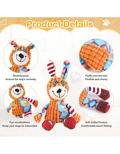 Juguete de Peluche para Perros DSUMD 33.8x12.2cm Resistente