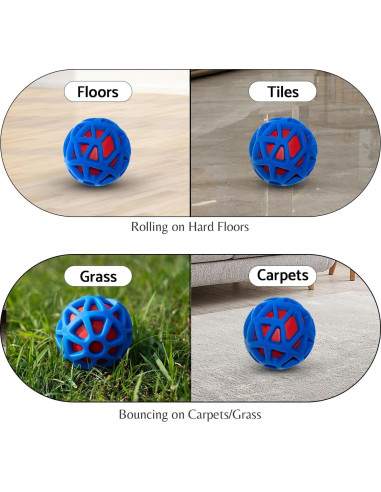 Bola Interactiva para Perros Seagi H01A - Recargable USB, Naranja