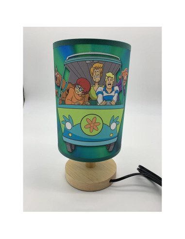 Lámpara de Mesa LED Scooby Scoob Base de Madera 3W