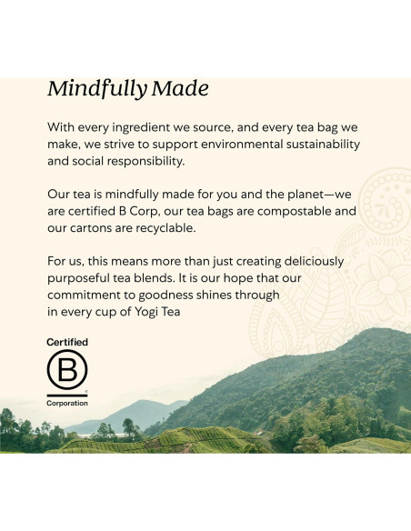 Té Herbal Yogi Dulce Clementina 64 Bolsitas - Apoyo al Estrés