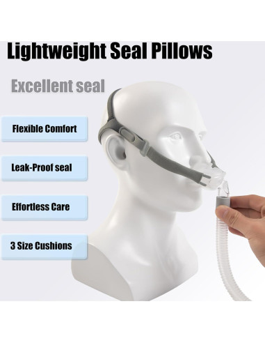 Kit de Reemplazo Nasal GDWELL con 3 Almohadillas S, M, L