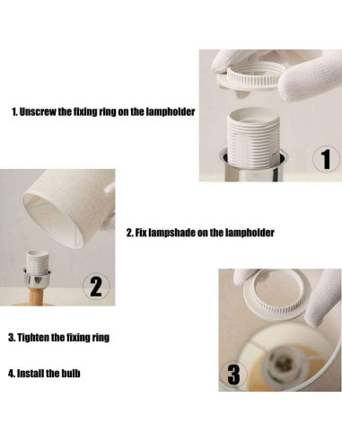 Lámpara de Mesa LED Scooby Scoob Base de Madera 3W