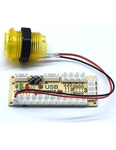 Cables de Botón de Arcade Arcity 20 Pcs 2.8mm USB Duraderos