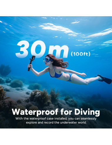 Cámara de Acción SJCAM C110Plus 4K Pocket Magnética Negra