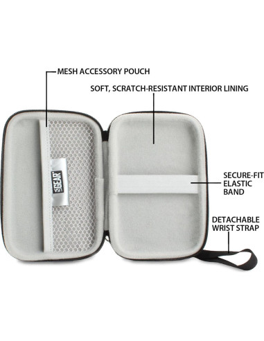 Funda de Viaje para Mini Drone USA Gear - Carcasa Dura, 14x9 cm