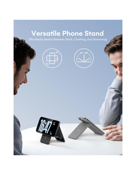 Cartera Magnética ZEEHOO para iPhone 16/15/14/13/12 - Soporte Ajustable Negro Cartera Magnética ZEEHOO para iPhone 16/15/14/13/12 - Soporte Ajustable Negro