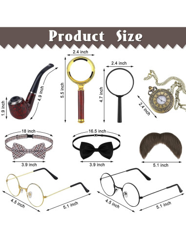 Kit de Disfraz de Detective NinkyNonk 11 Piezas para Niños