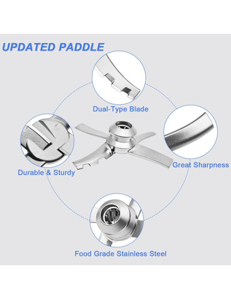 Cuchilla de Reemplazo Ninja Creami Kaluly NC301 NC300 NC299AMZ