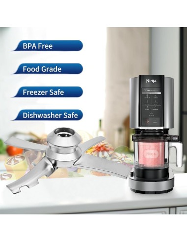 Cuchilla de Reemplazo Ninja Creami Kaluly NC301 NC300 NC299AMZ