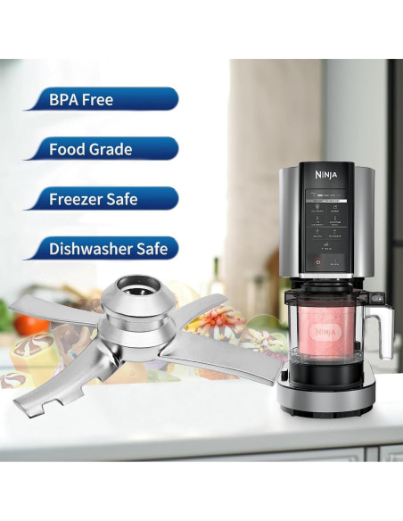 Cuchilla de Reemplazo Ninja Creami Kaluly NC301 NC300 NC299AMZ