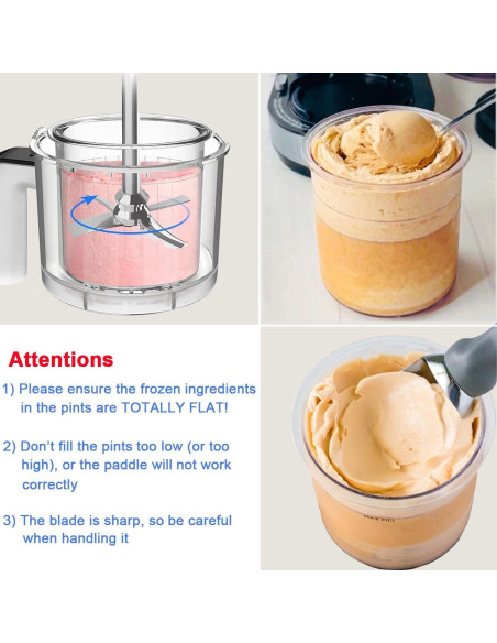 Cuchilla de Reemplazo Ninja Creami Kaluly NC301 NC300 NC299AMZ