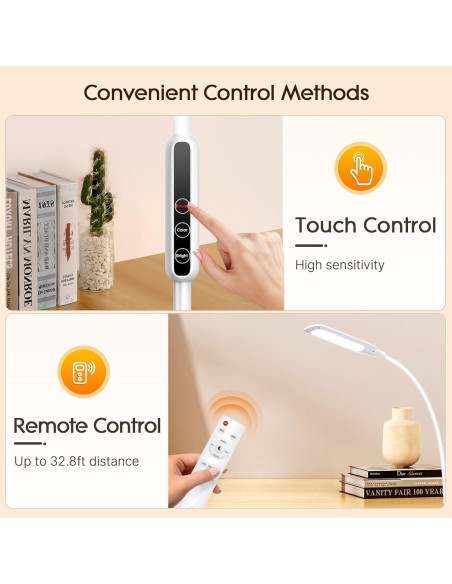 Lámpara de Escritorio LED Syrinx con Abrazadera 12W