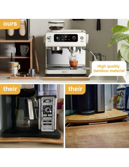 Bandeja Deslizante de Bambú MinBoo 40.64x33.02 cm para Cocina